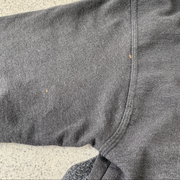 Champion Long Sleeve Dk Grey Pullover Hoodie Size Medium - Picture 7 of 8